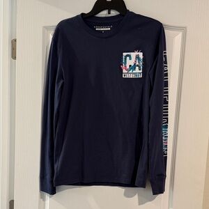 Aeropostale Dark Blue Long Sleeve Tee/ Young Men’s Small